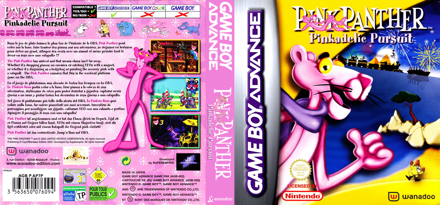 Pink Panther - Pinkadelic Pursuit — box-texture (EU)