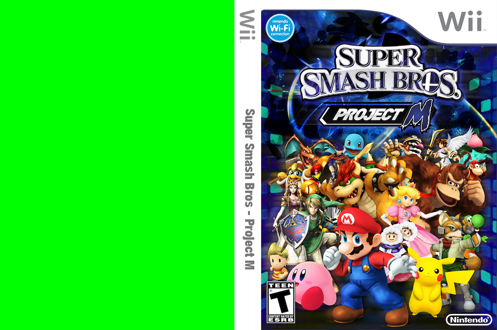 Super Smash Bros - Project M — box-texture (US)