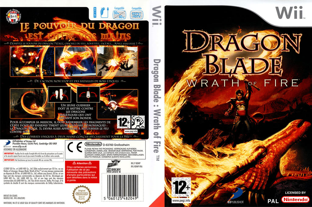 Dragon Blade - Wrath of Fire — box-texture (FR)