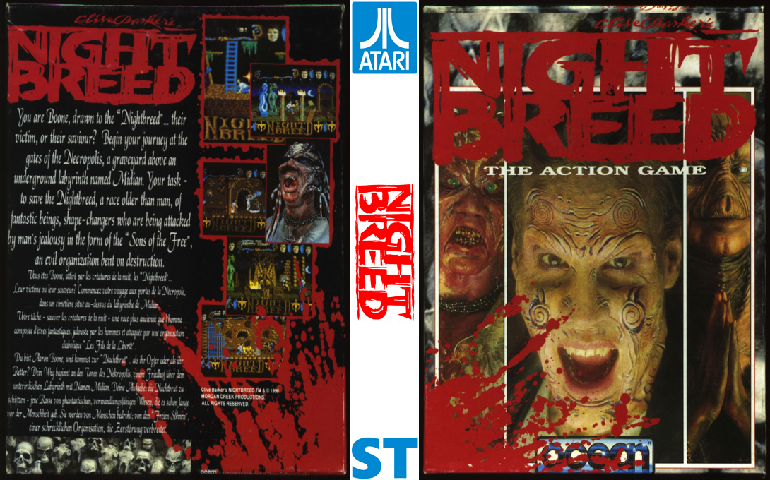 Nightbreed - The Action Game — box-texture (EU)