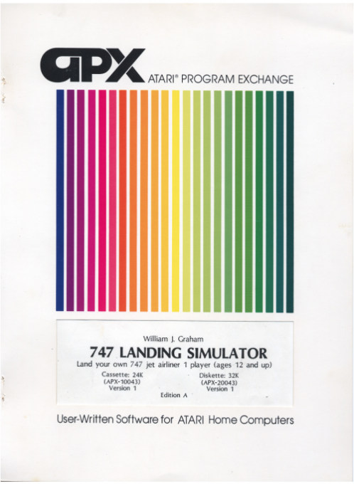 747 Landing Simulator box art