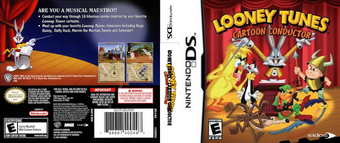 Looney Tunes - Cartoon Conductor — box-texture (US)