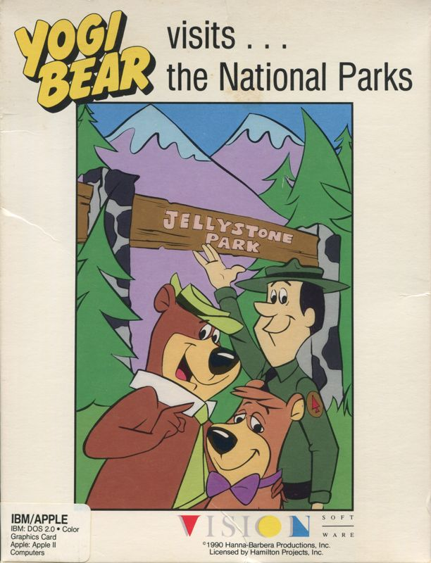 Yogi Bear Visits The National Parks box art