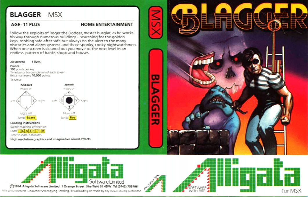 Blagger MSX — box-texture (EU)
