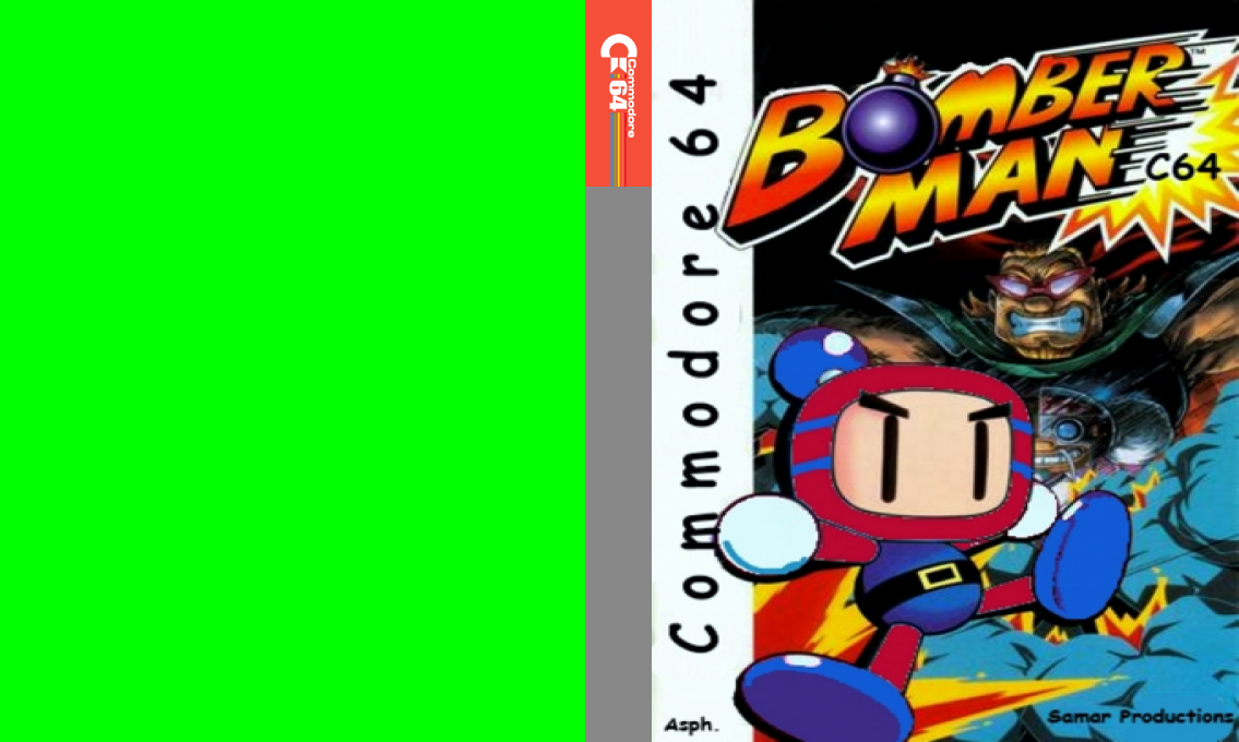 Bomberman C64 — box-texture (EU)