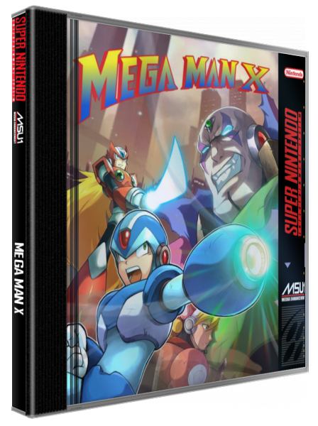 Mega Man X — box-3D (US)