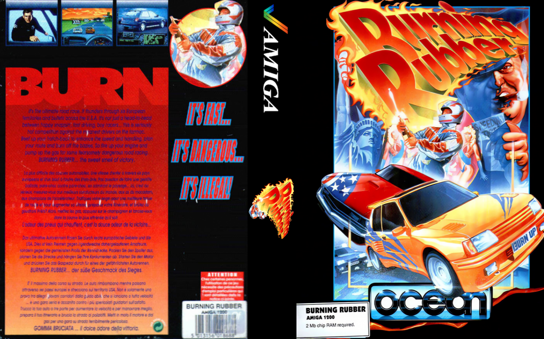 Burning Rubber — box-texture (EU)