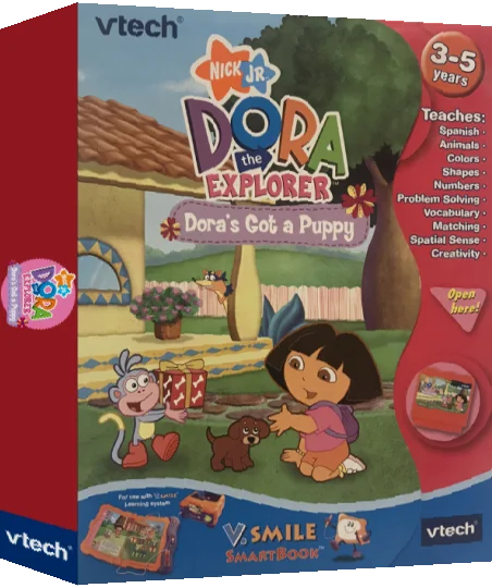 Dora the Explorer - Dora's Got a Puppy — box-3D (US)