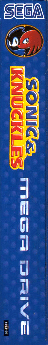 Sonic & Knuckles + Sonic The Hedgehog 2 — box-2D-side (EU)