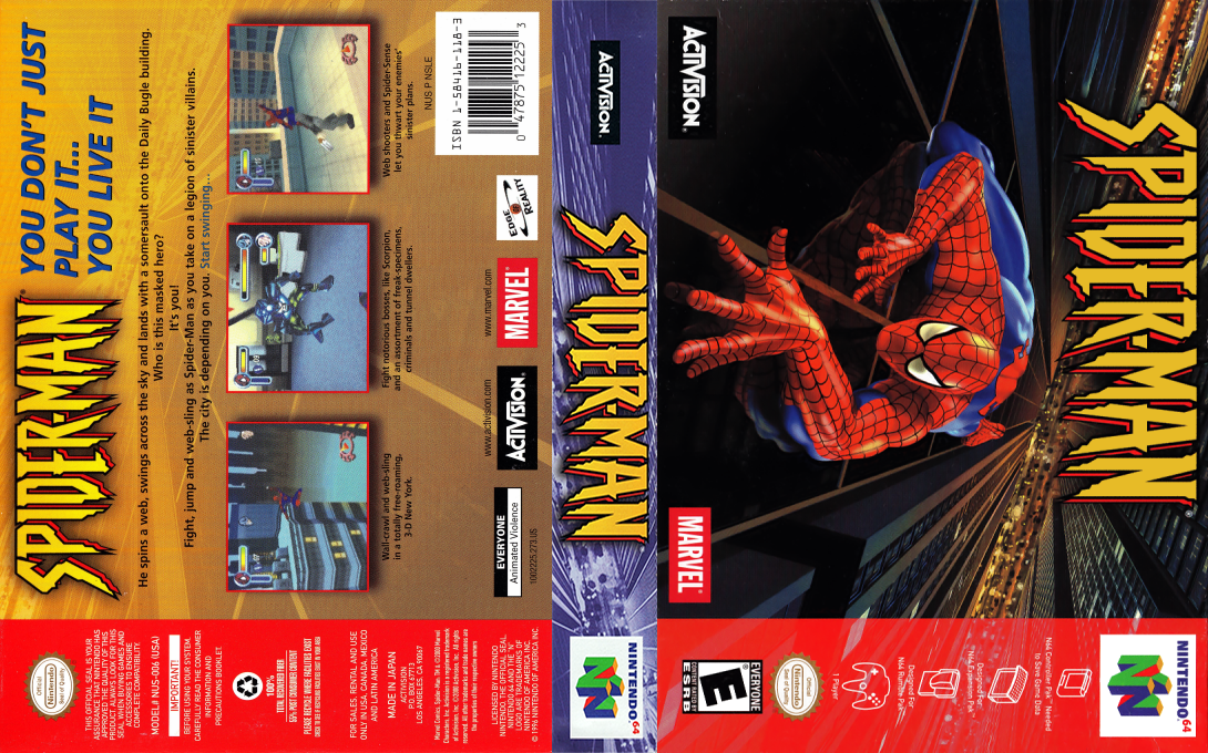 Spider-Man — box-texture (US)
