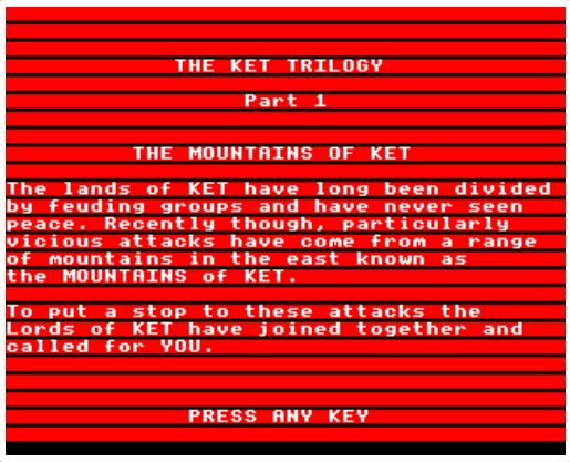 Ket Trilogy, The — sstitle (WOR)
