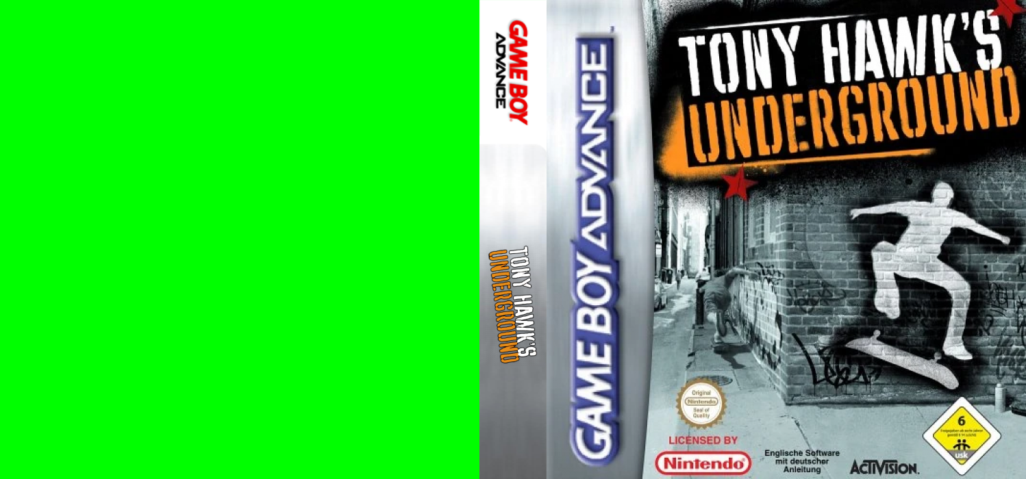 Tony Hawk's Underground — box-texture (DE)