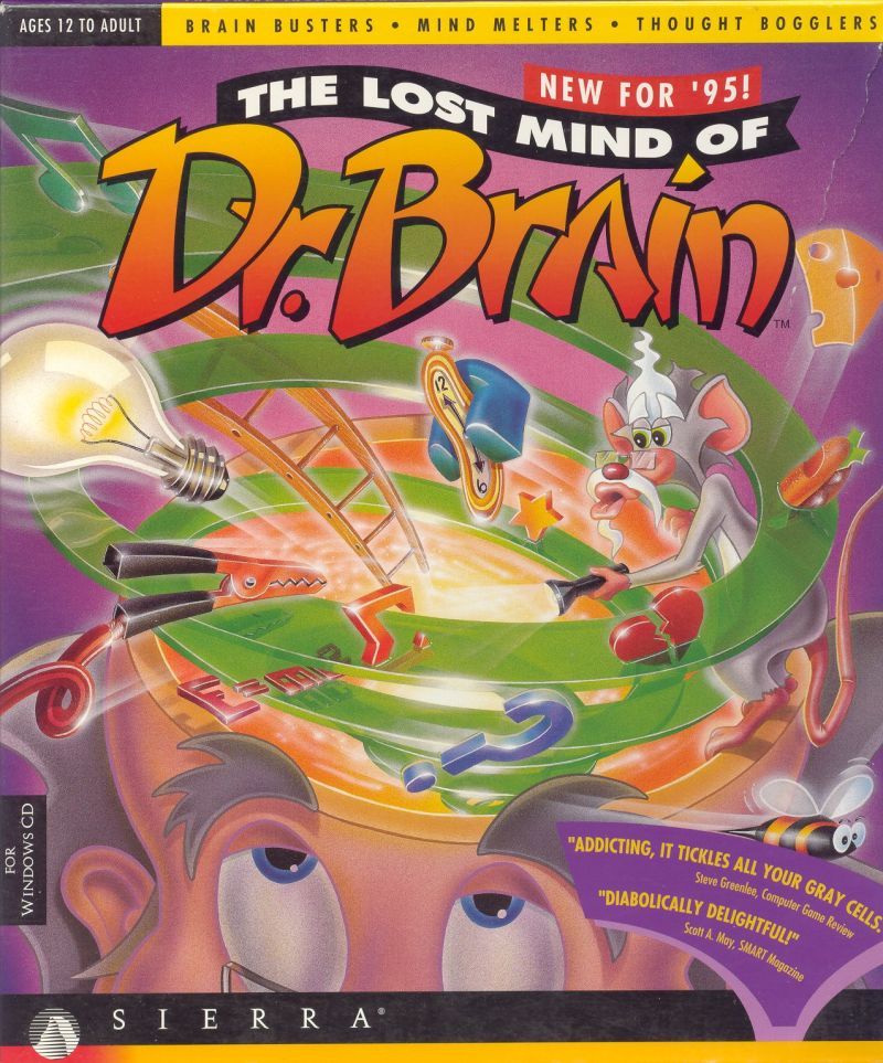 The Lost Mind of Dr. Brain box art