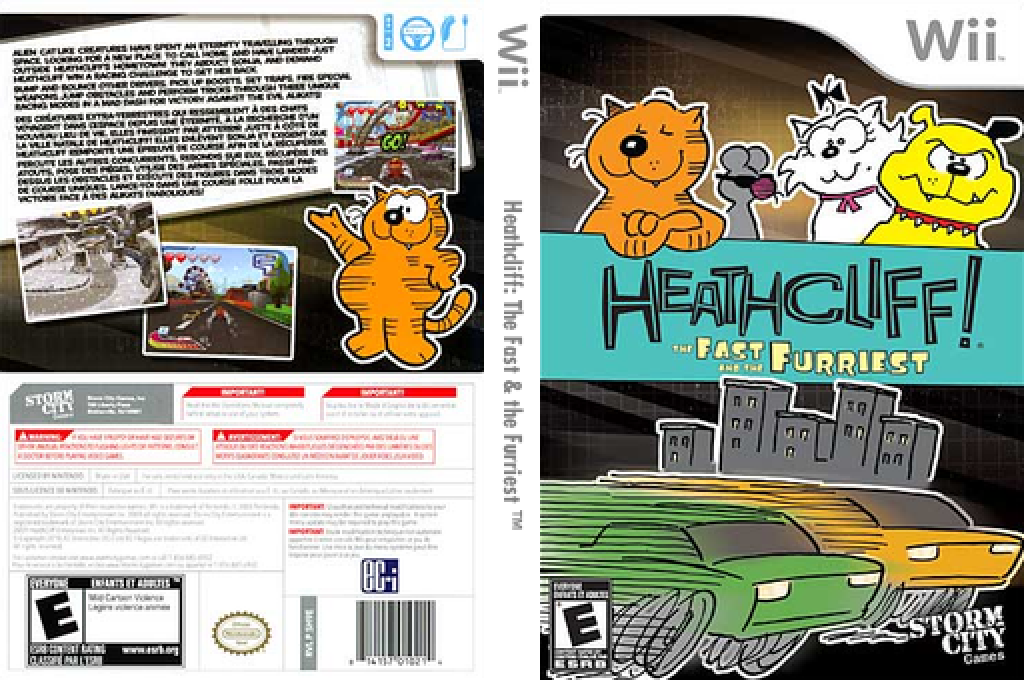 Heathcliff! The Fast and the Furriest — box-texture (US)