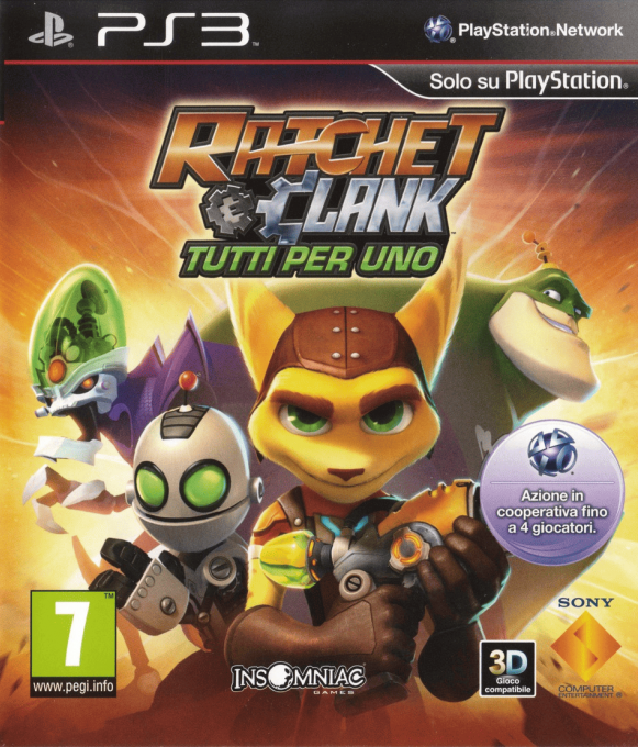 Ratchet & Clank - All 4 One — box-2D (IT)