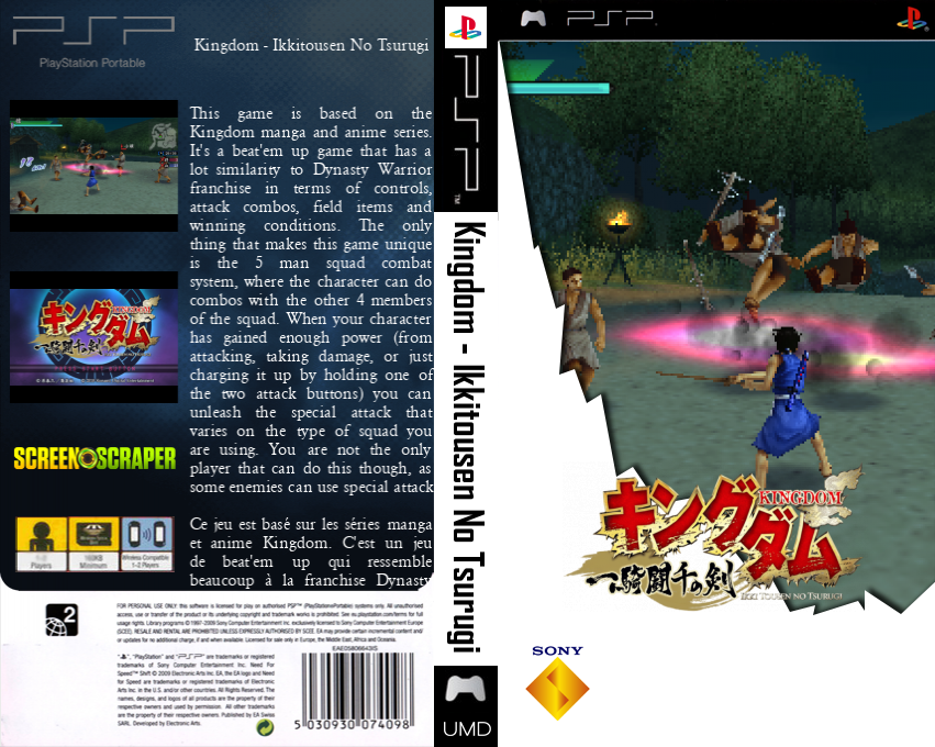 Kingdom - Ikkitousen No Tsurugi — box-texture (SS)