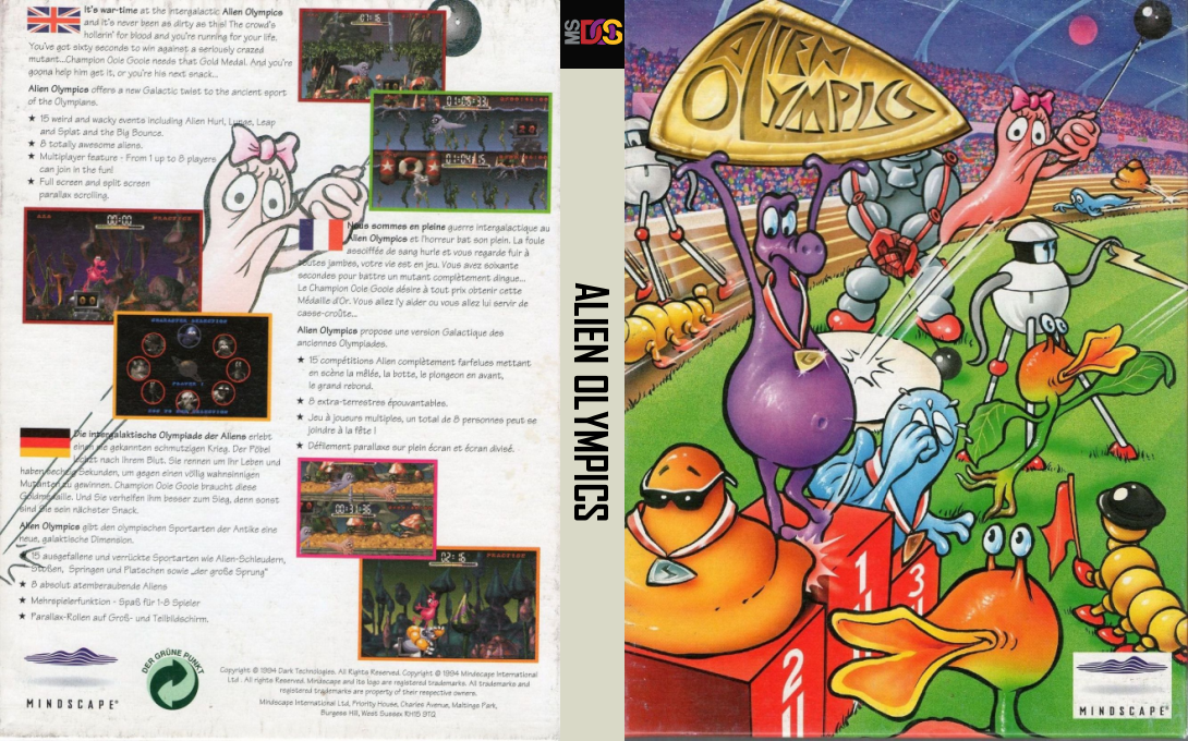 Alien Olympics — box-texture (EU)