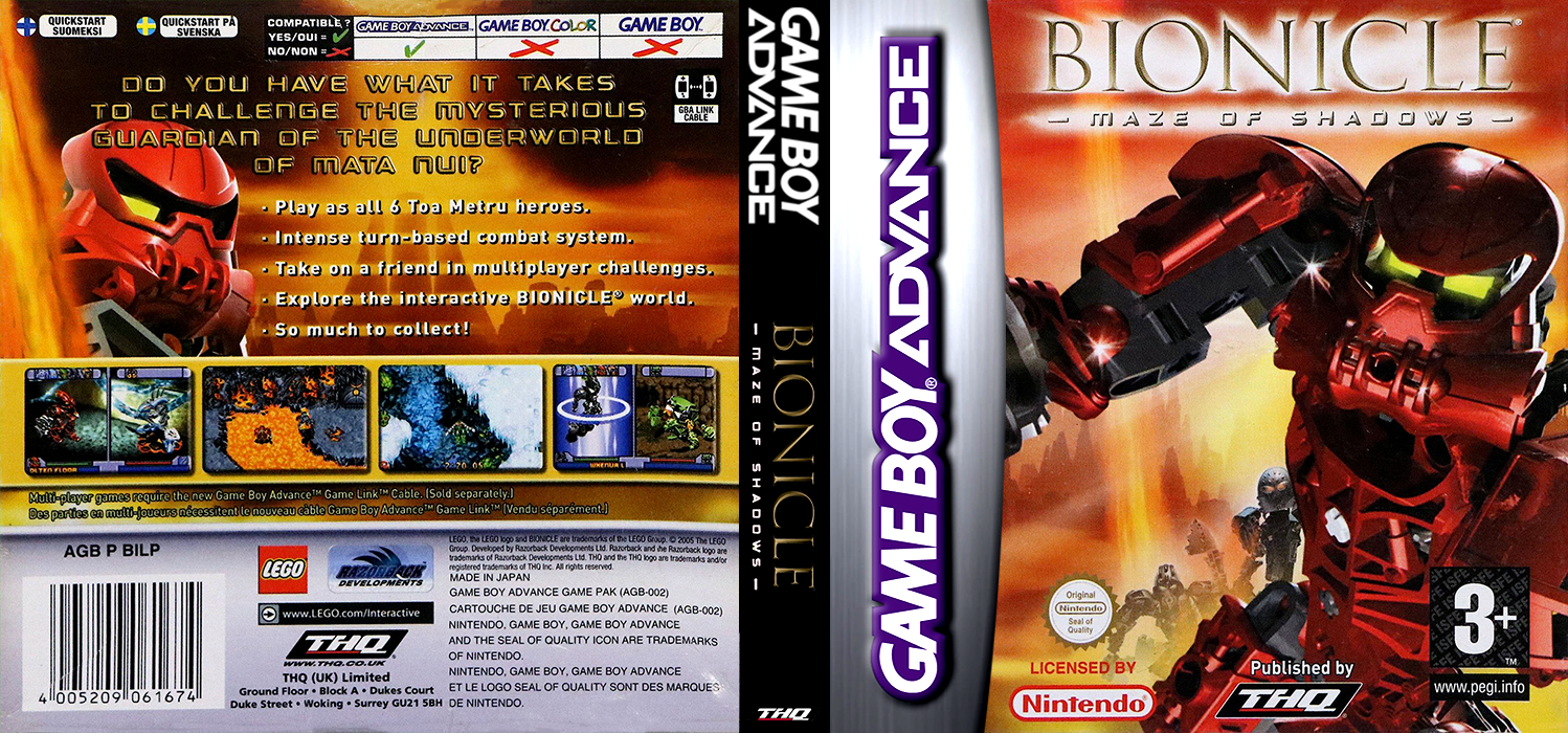 Bionicle - Maze of Shadows — box-texture (EU)