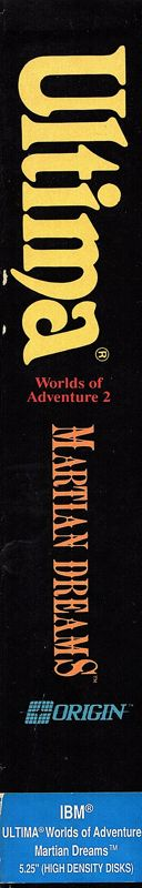 Ultima Worlds Of Adventure 2 - Martian Dreams — box-2D-side (US)