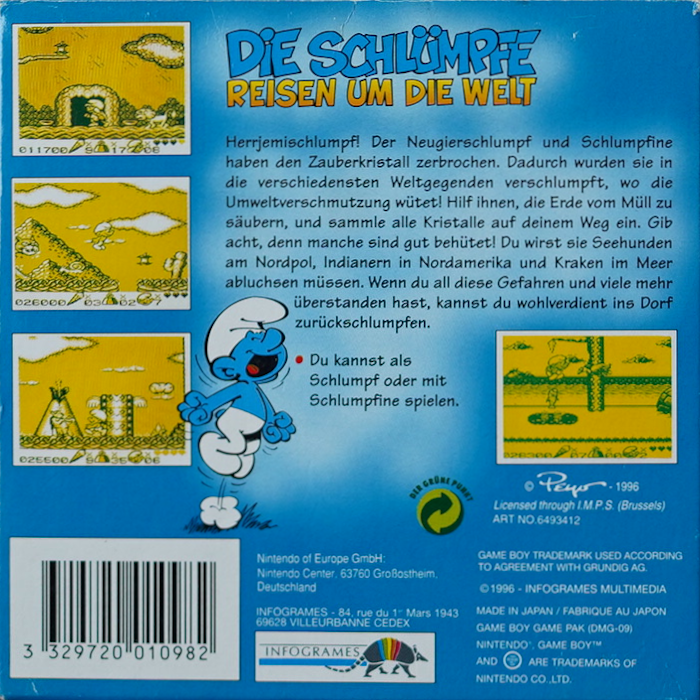 Smurfs Travel The World, The — box-2D-back (DE)