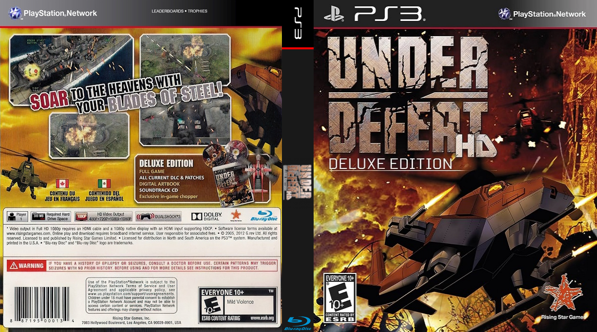 Under Defeat HD - Deluxe Edition — box-texture (US)