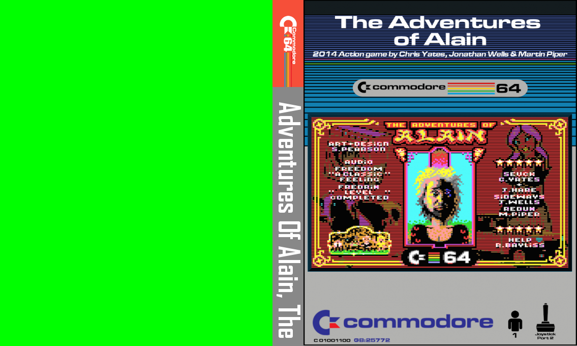 The Adventures of Alain — box-texture (CUS)