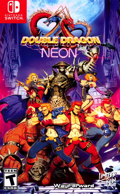Double Dragon Neon box art