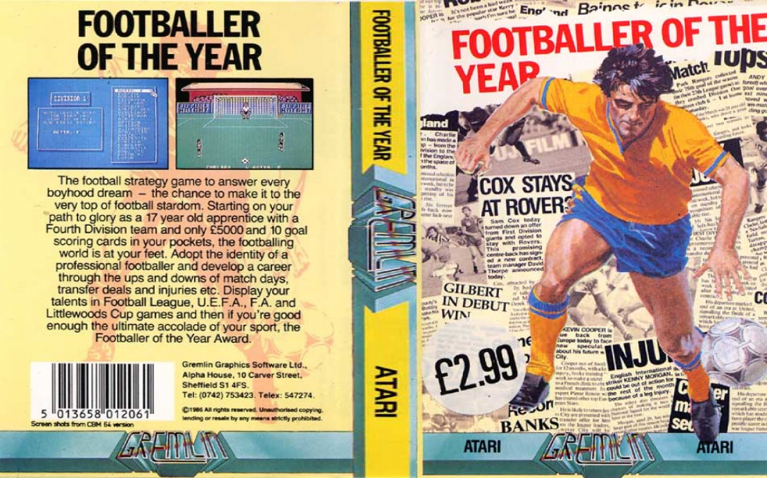 Footballer Of The Year — box-texture (EU)