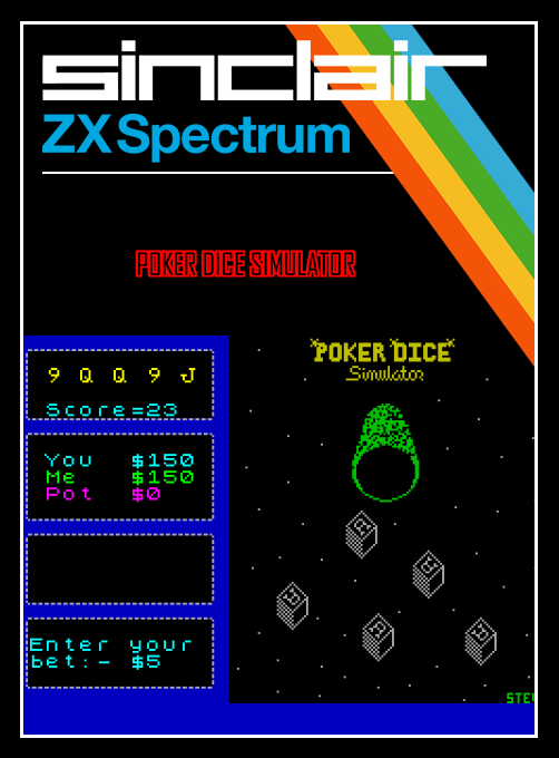 Poker Dice Simulator box art