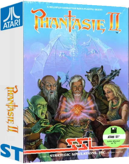Phantasie 2 — box-3D (EU)