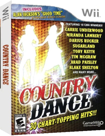 Country Dance - 30 Chart-Topping Hits!!! — box-3D (US)