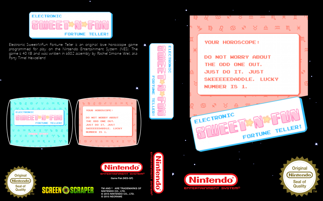 Electronic Sweet-N-Fun Fortune Teller — box-texture (SS)
