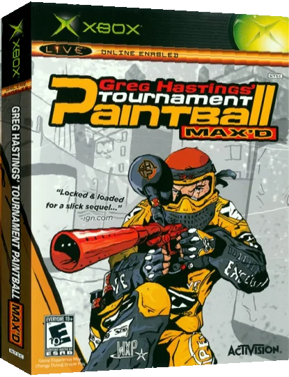 Greg Hastings' Tournament Paintball Max'd — box-3D (US)