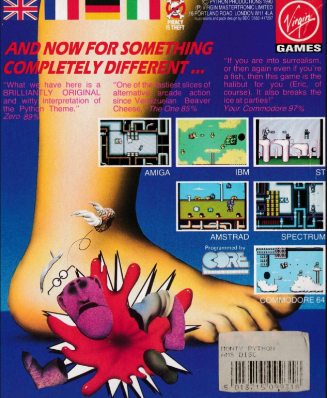Monty Python's Flying Circus — box-2D-back (EU)