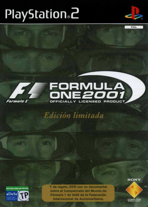 Formula One 2001 — box-2D (SP)