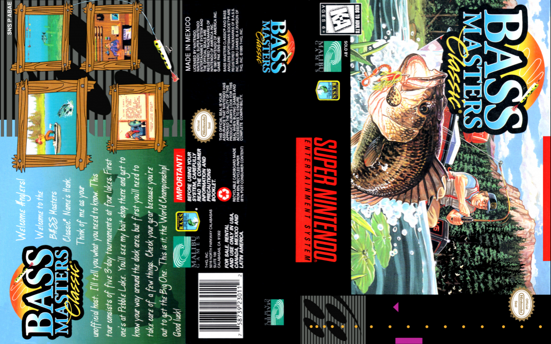 Bass Masters Classic — box-texture (US)