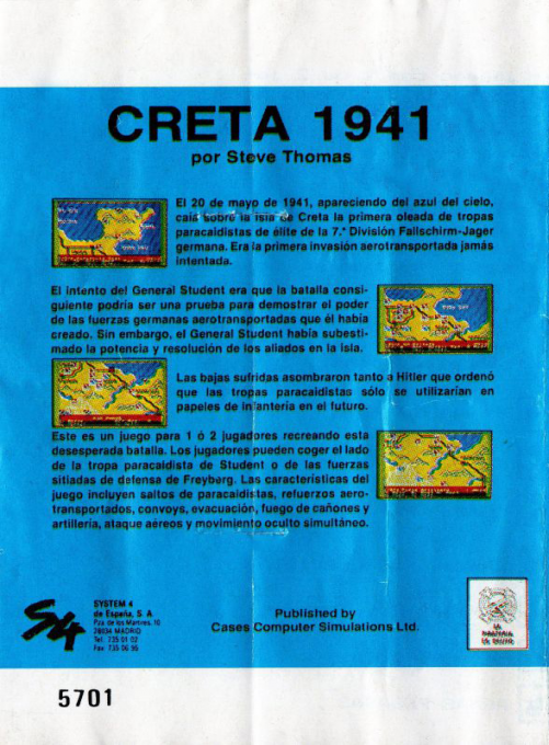 Crete 1941 — box-2D-back (SP)