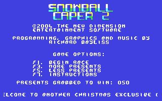 Snowball Caper 2 — sstitle (WOR)