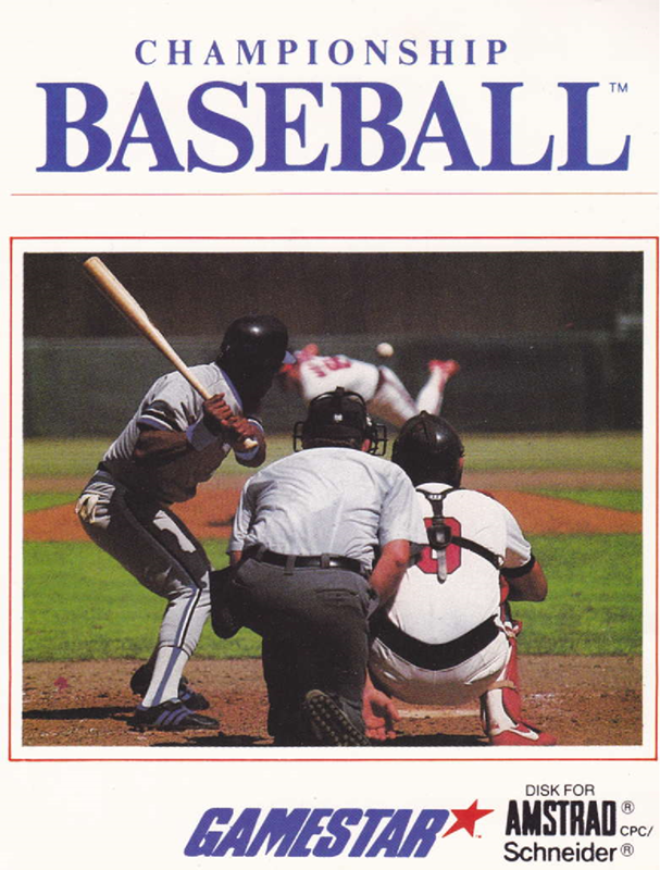 Championship Baseball box art