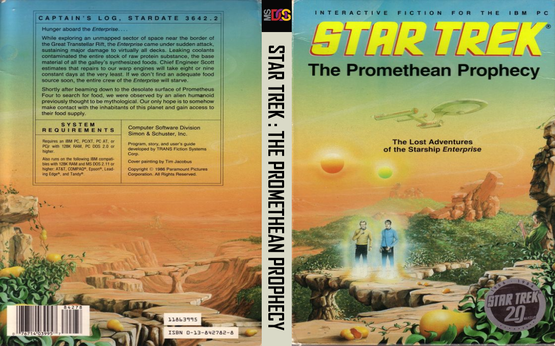 Star Trek - The Promethean Prophecy — box-texture (EU)