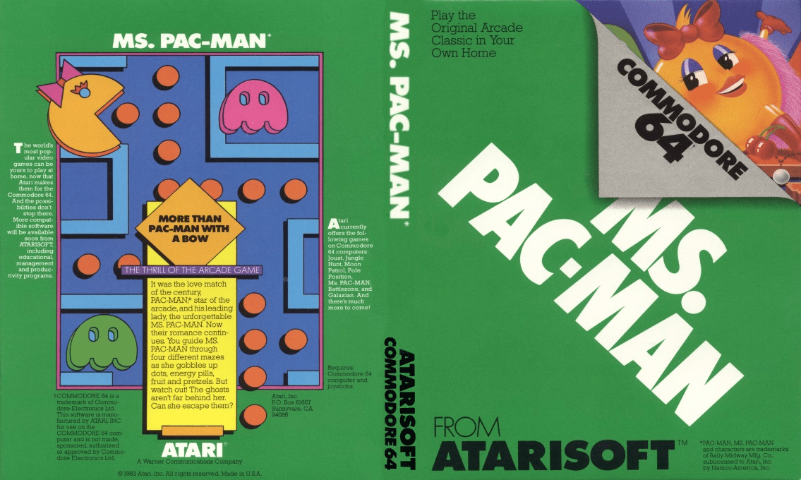 Ms. Pac-Man — box-texture (US)