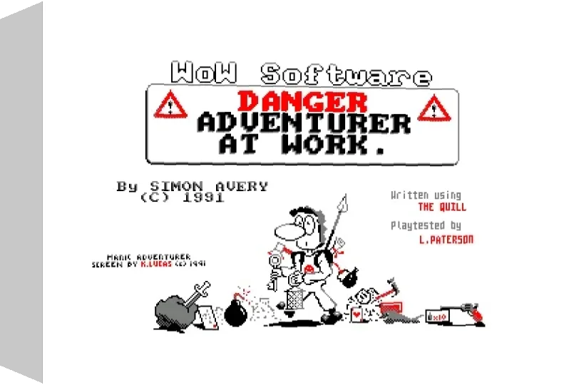 Danger! Adventurer At Work! — box-3D (WOR)