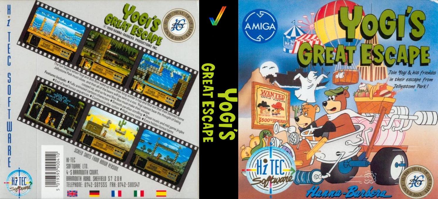 Yogi's Great Escape — box-texture (CUS)