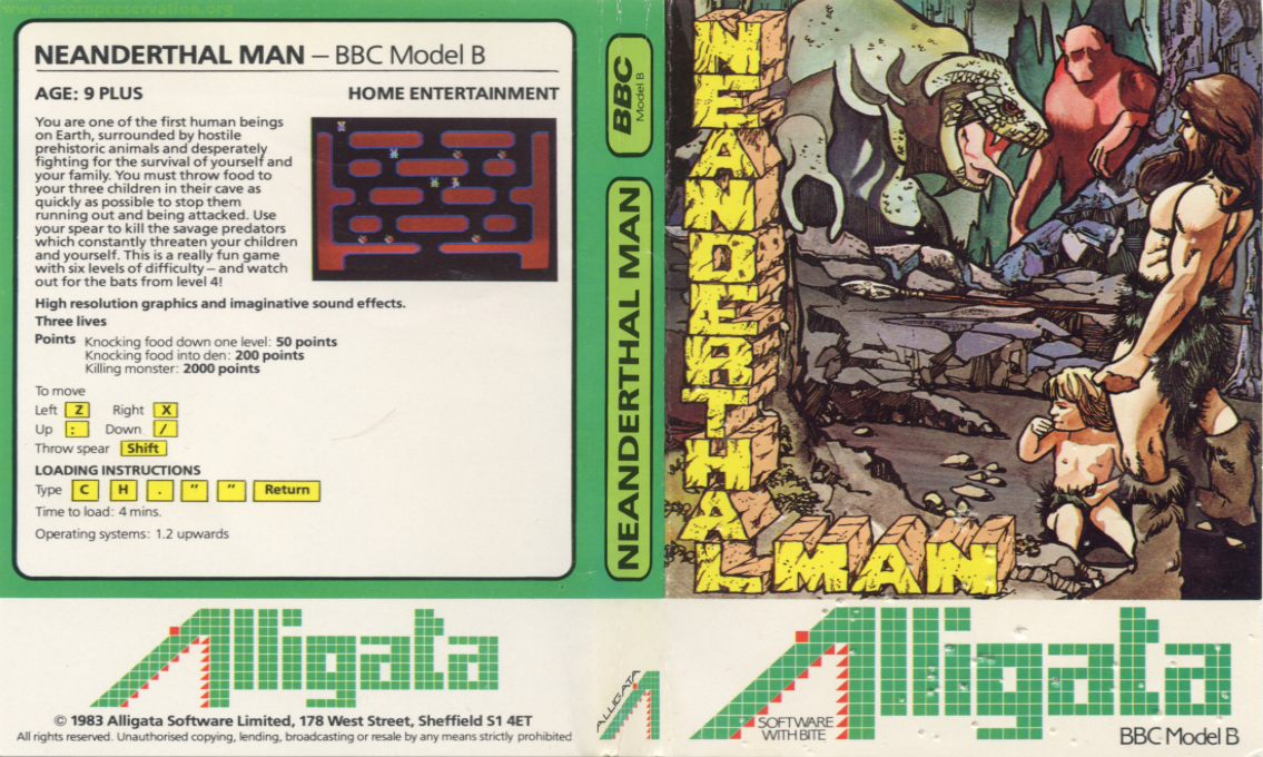 Neanderthal Man — box-texture (WOR)