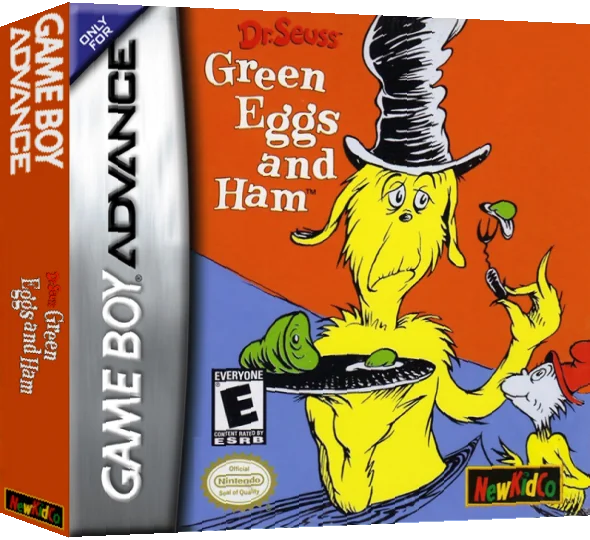 Green Eggs and Ham by Dr. Seuss — box-3D (US)