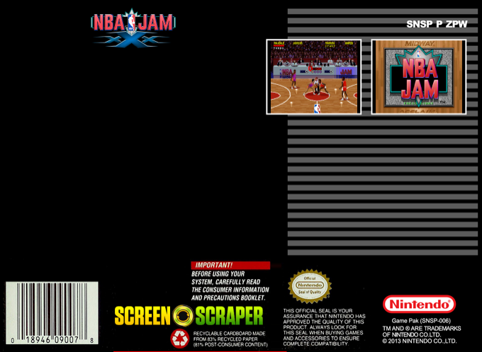NBA Jam XXX — box-2D-back (SS)