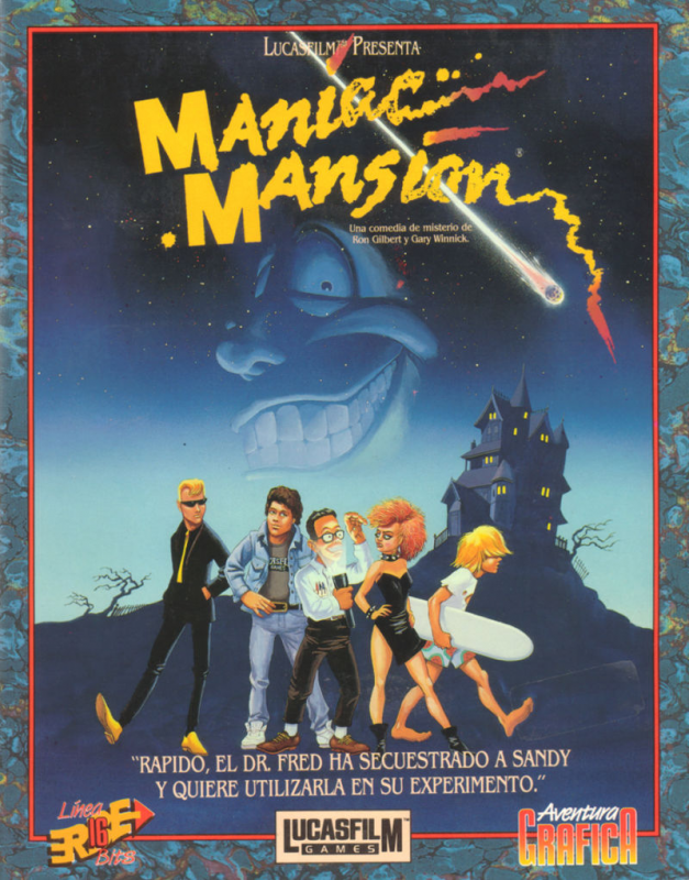 Maniac Mansion — box-2D (SP)