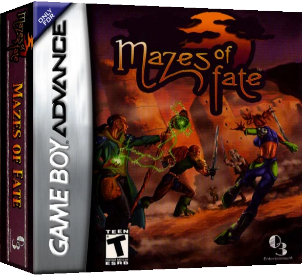 Mazes of Fate — box-3D (US)