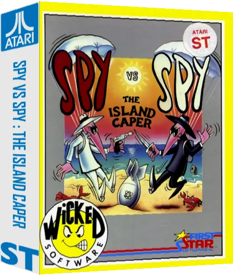 Spy vs Spy - The Island Caper — box-3D (EU)