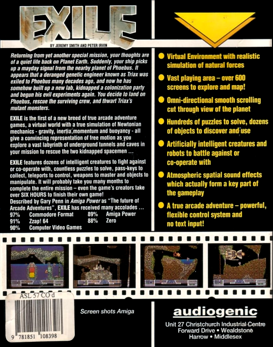 Exile — box-2D-back (EU)